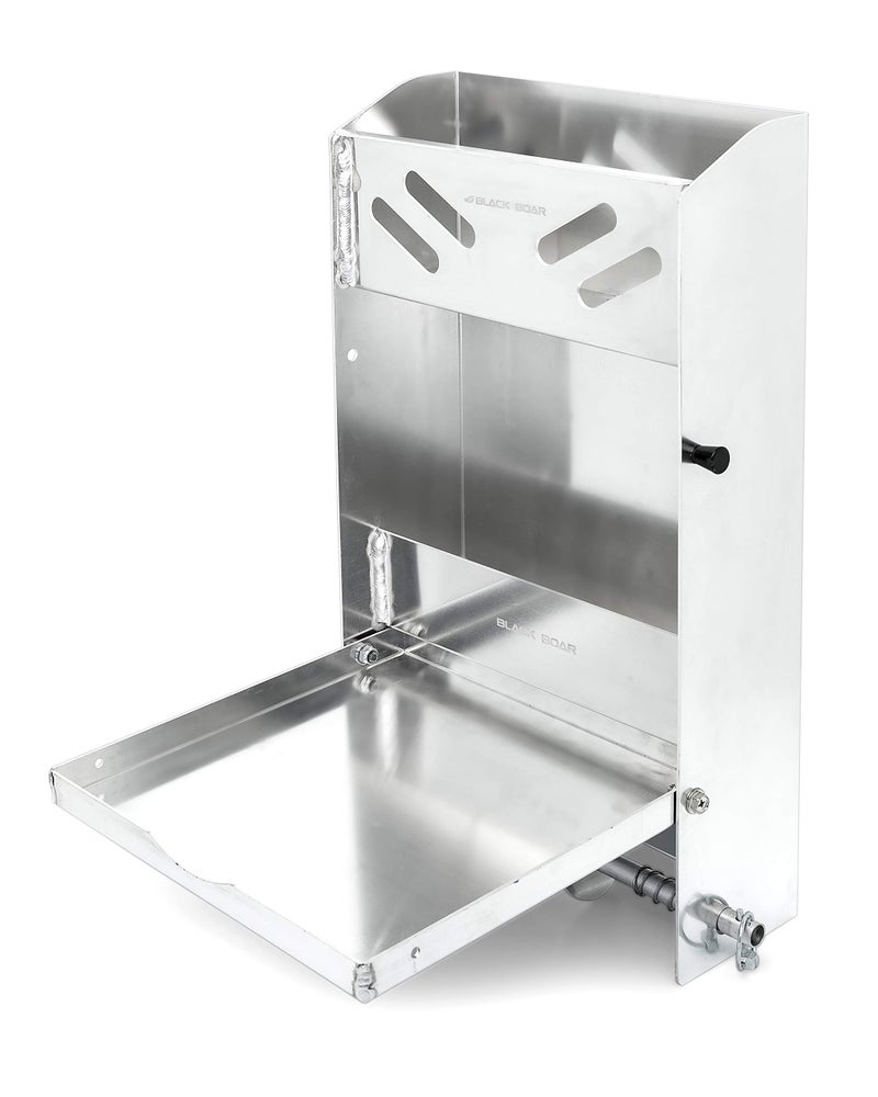 Black Boar Aluminum Small Work Station for Enclosed Trailer/Garage | Includes a 12" x 12" fold Down Table | Durable Construction | Easy to Install (66126) - Image 2